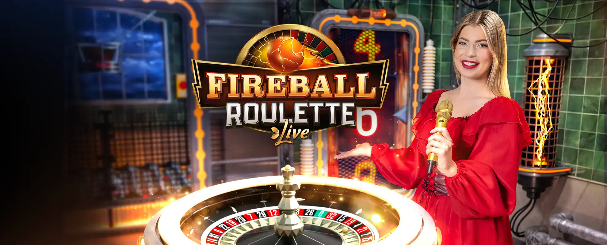 Fireball roulette live banner